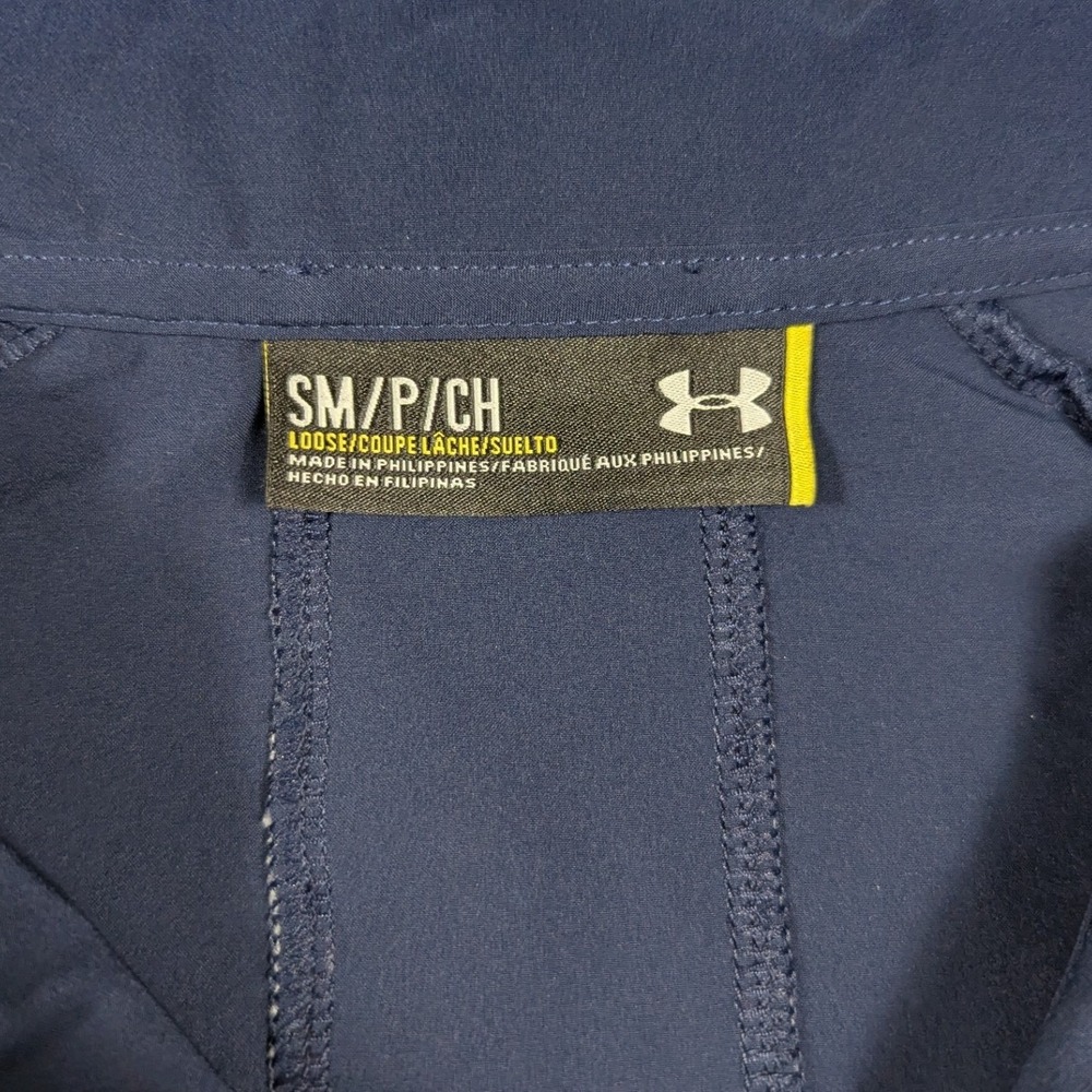 NEW Under Armour Notre Dame Fighting Irish Storm 1 Full Zip‎ Jacket Navy Blue Sm - Picture 4 of 9